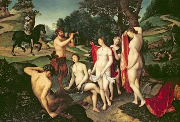 Diana beim Baden, 1558-59